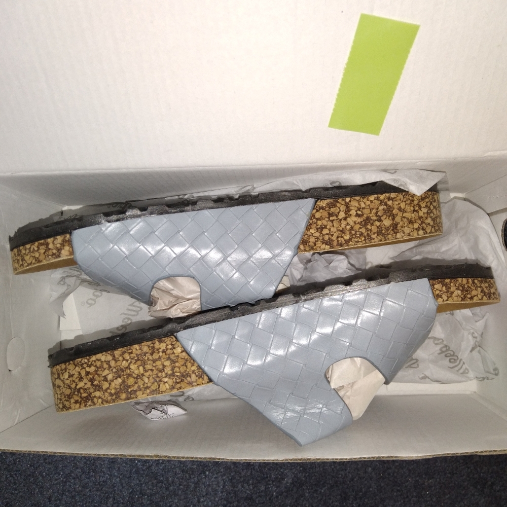 NEW Weeboo Baby Blue Slip On Sandals - Picture 3 of 5
